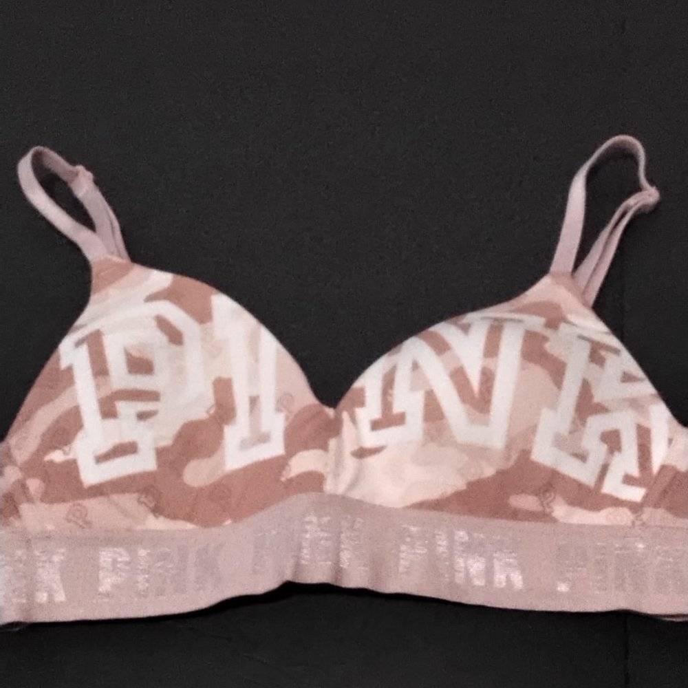 Pink bra